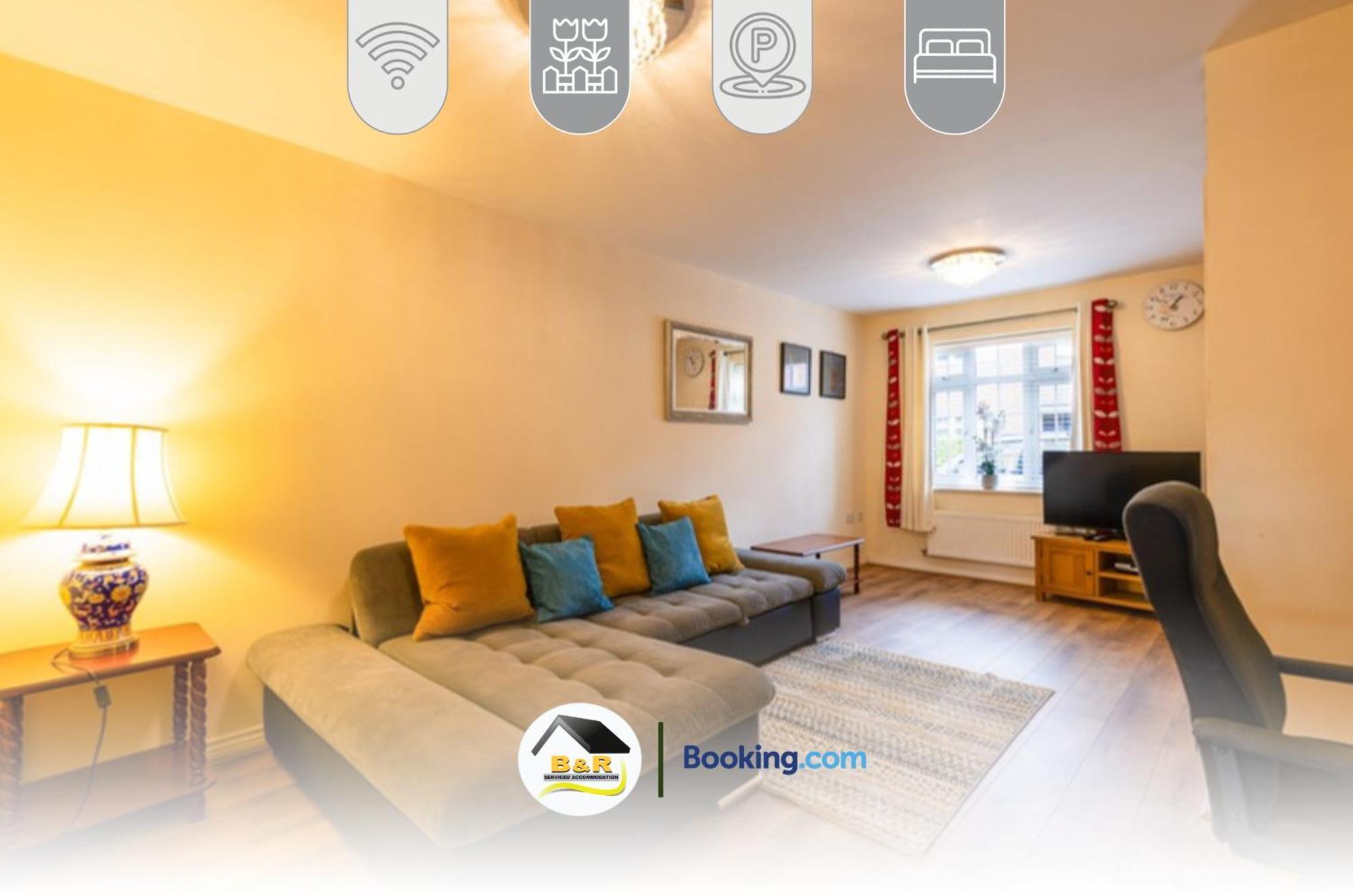 3 Bedroom House By B And R Serviced Accommodation Amesbury With Super Fast Wi-Fi 145Mbps מראה חיצוני תמונה